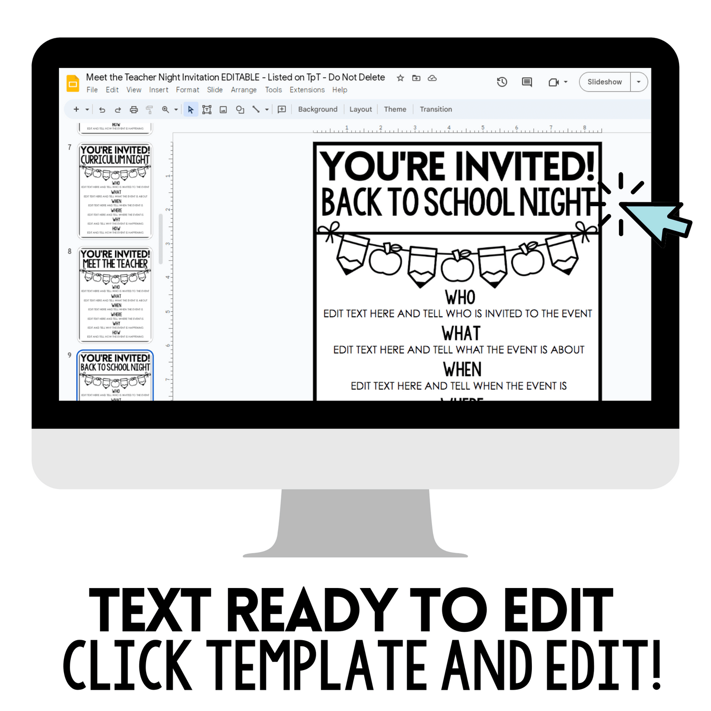 Back to School Night Flyer Templates