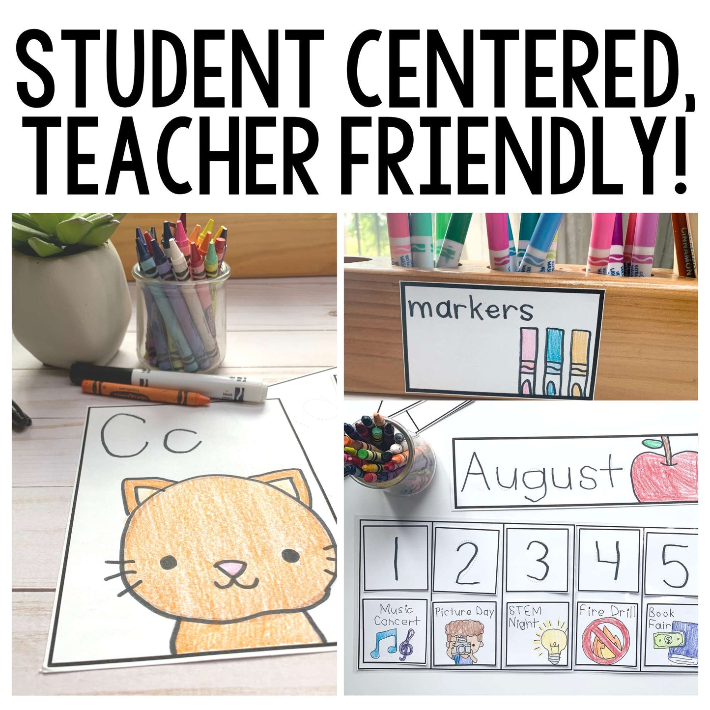 Modern Student Made Classroom Decor Bundle