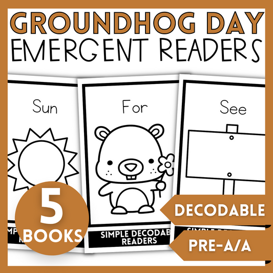 Groundhog Day Emergent Reader Books