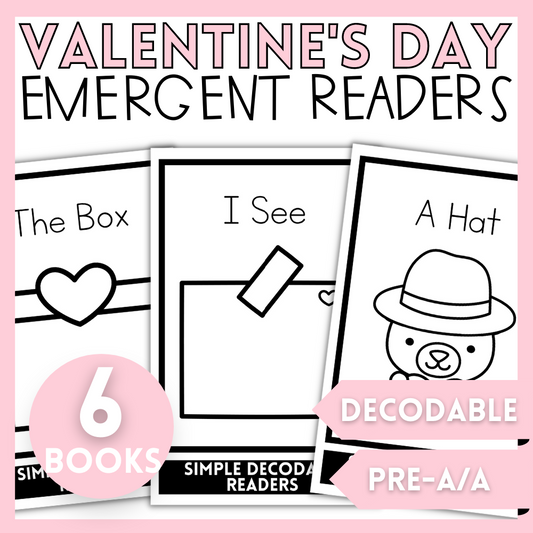 Valentine Emergent Reader Books