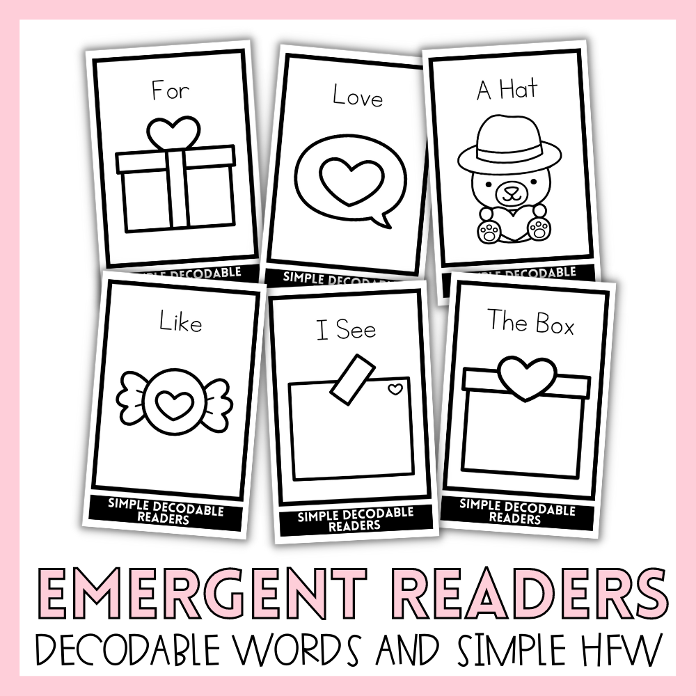 Valentine Emergent Reader Books