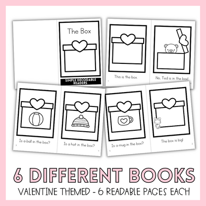 Valentine Emergent Reader Books