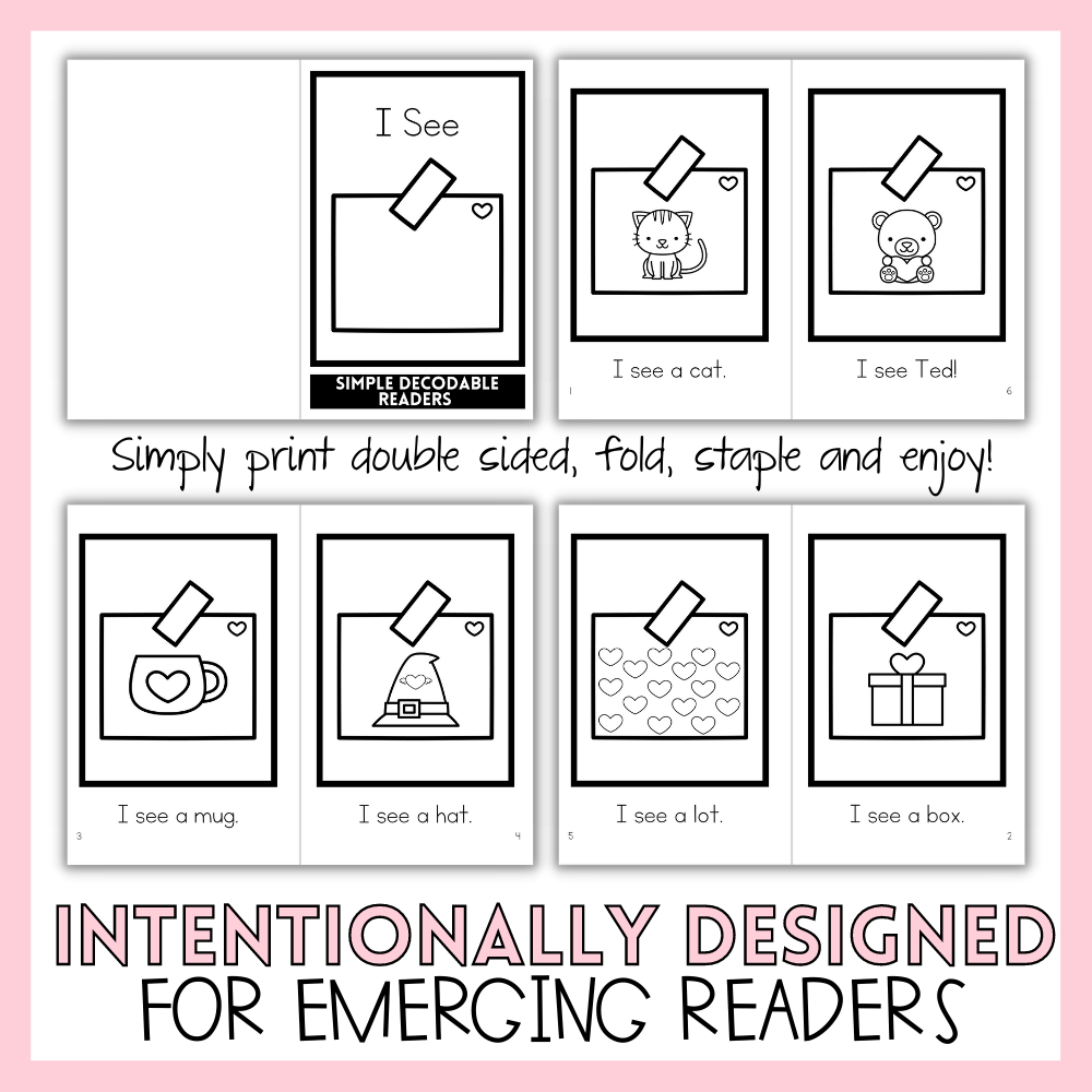 Valentine Emergent Reader Books