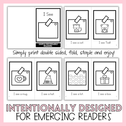 Valentine Emergent Reader Books